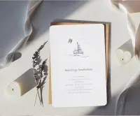 Faltkarte Trauer - Aufrichtige Anteilnahme - Psalm 34,19