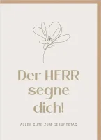 Faltkarte Der Herr segne dich! - nach Psalm 121, 5.7-8