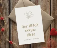 Faltkarte Der Herr segne dich! - nach Psalm 121, 5.7-8