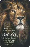 Kalender Kärtchen - Löwe - Jesaja 41.10 (Jahreskalender)