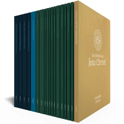 Logbücher-Set, Das Neue Testament - 18 Logbücher im Pappschuber - Serie: EsraBibel Logbuch