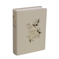 Bible Segond 21 Journal de bord -  couverture souple, toile blanche avec motifs dorés