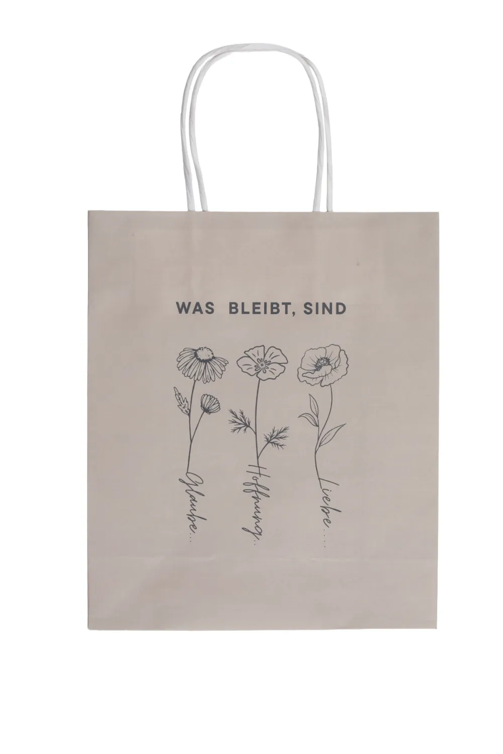 Geschenkpapiertüte - Was bleibt