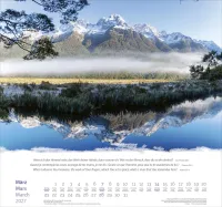 Berge dreisprachig: Deutsch, Französisch, Englisch - Super-Wandkalender