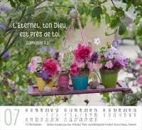 Harmonie - Mini calendrier de table
