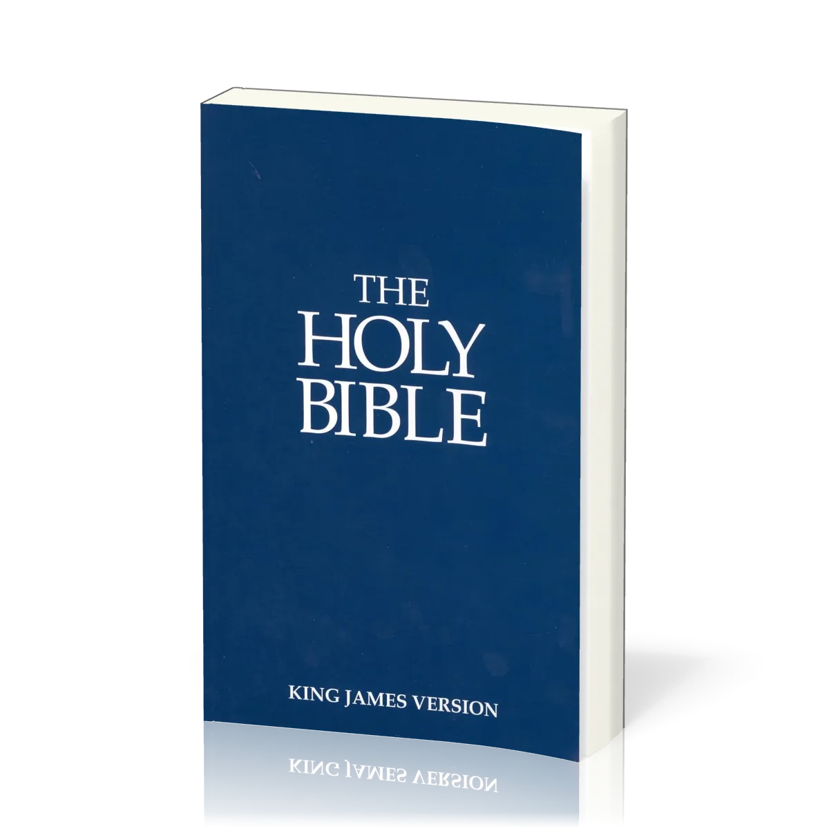 Englisch, Bibel King James Version, biegsam, blau