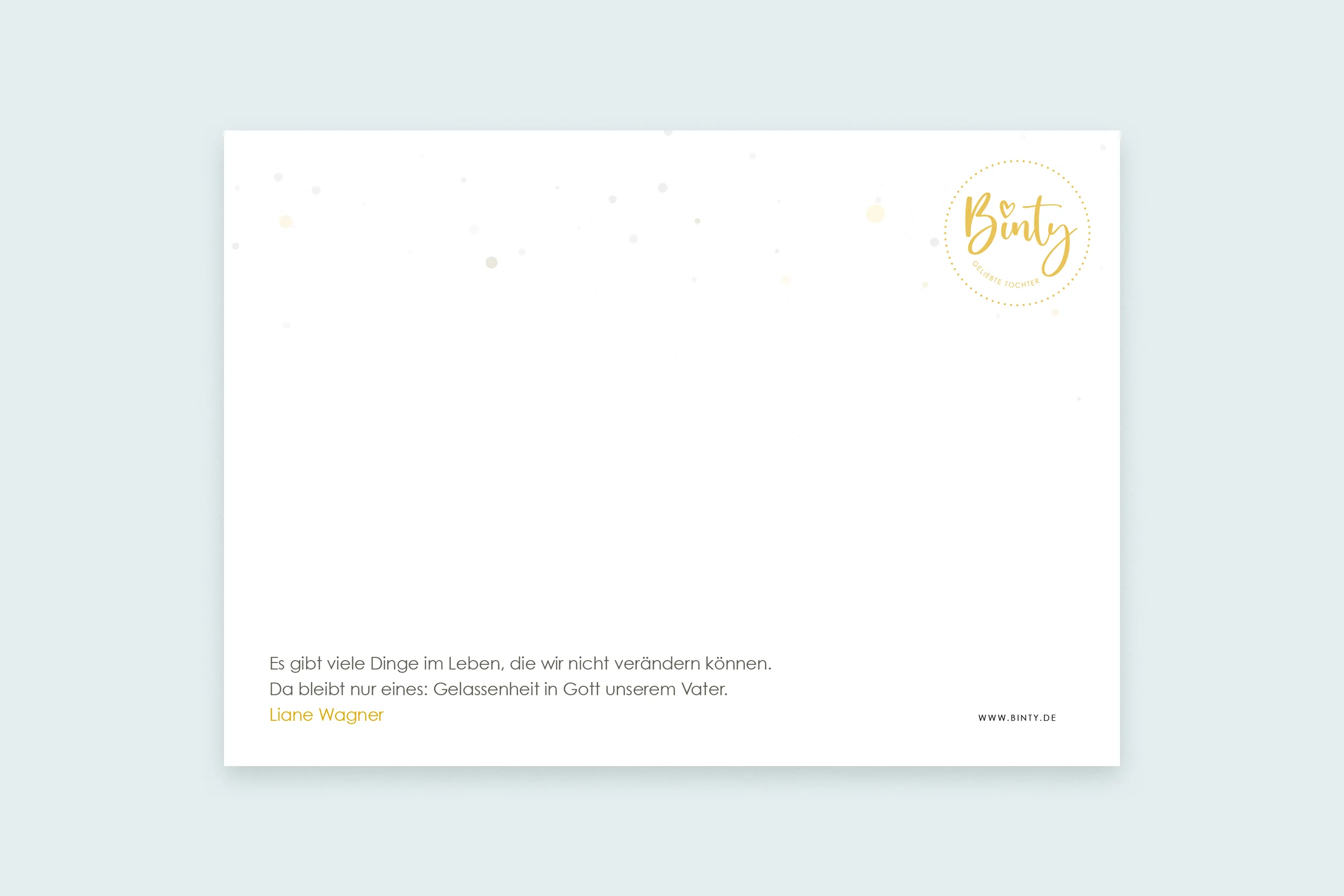 Postkarte | Geliebte Tochter