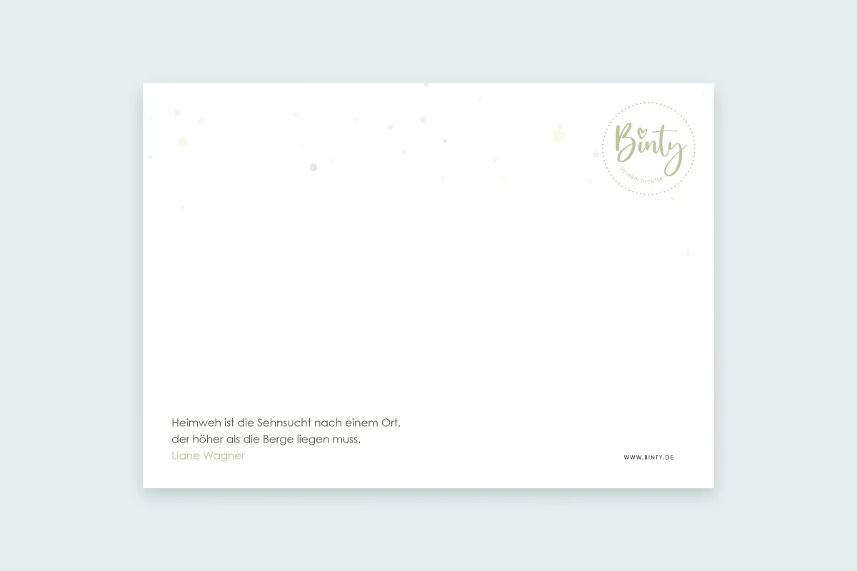 Postkarte | Voller Sehnsucht