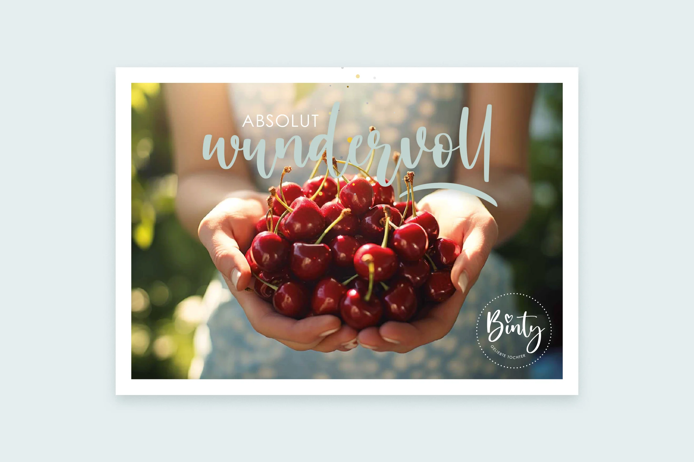 Postkarte | Absolut wundervoll
