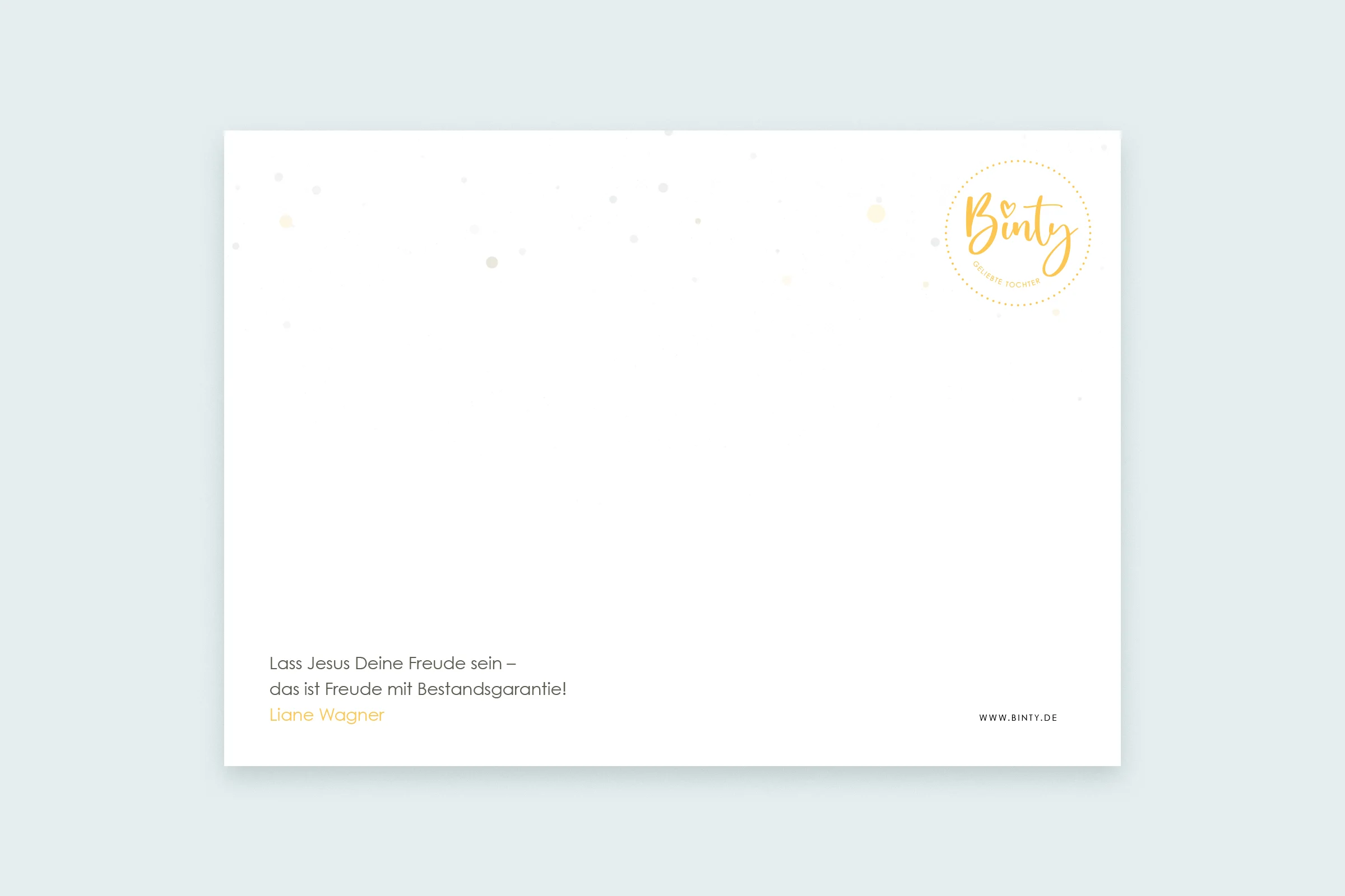 Postkarte | Hoch erfreut