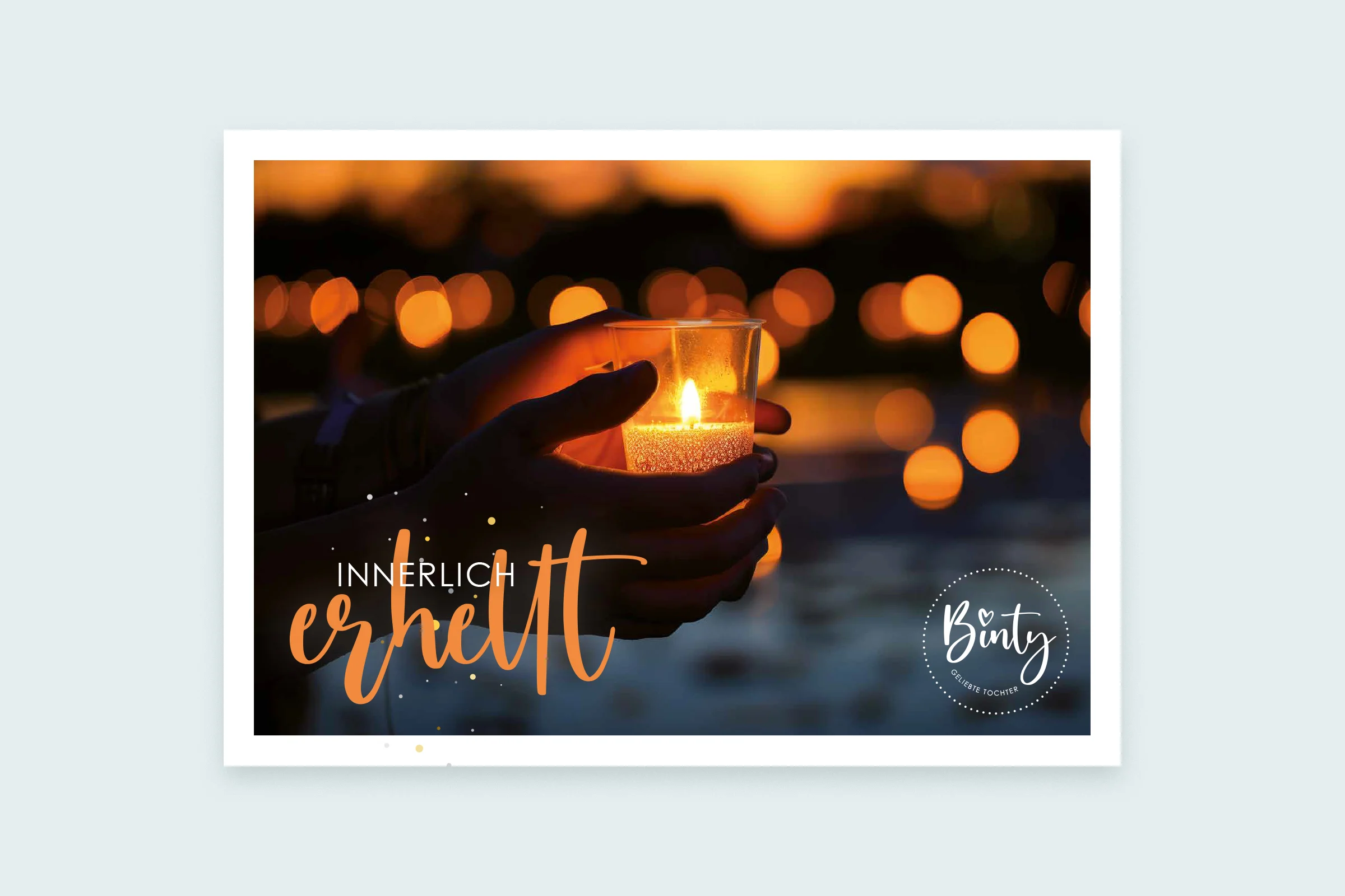 Postkarte | Innerlich erhellt