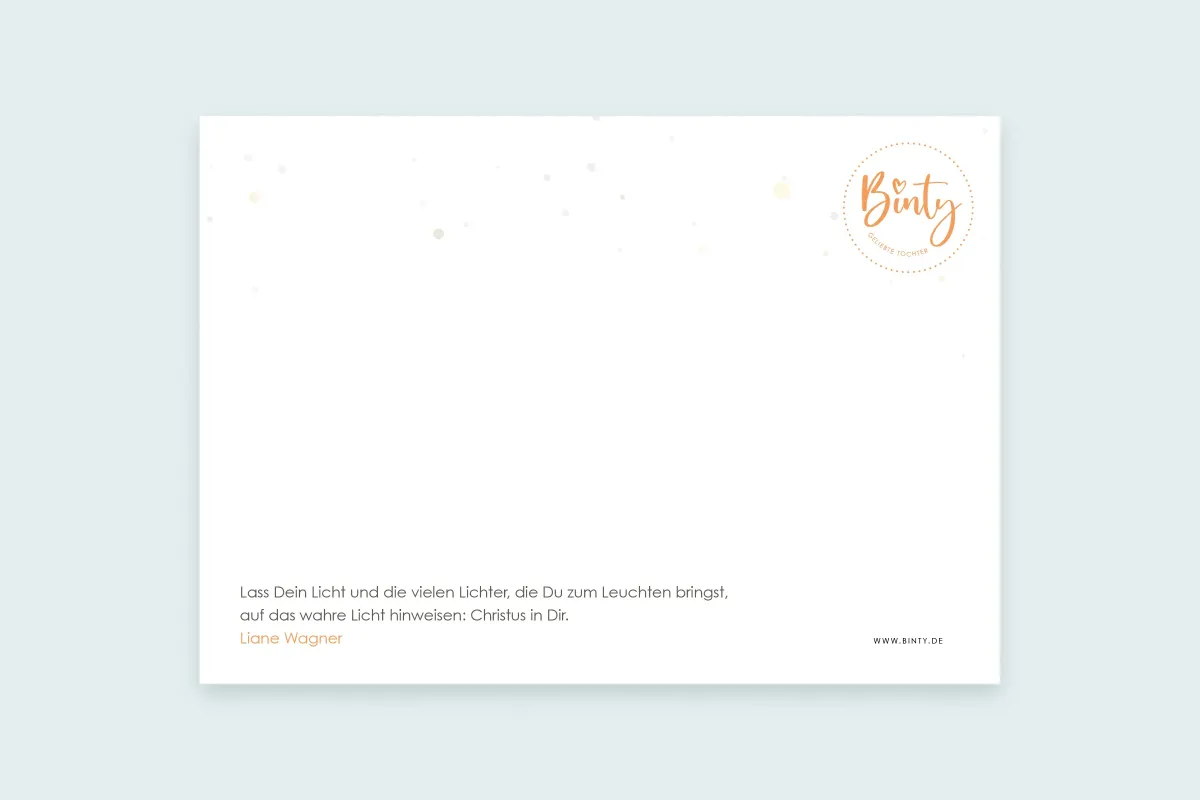 Postkarte | Innerlich erhellt