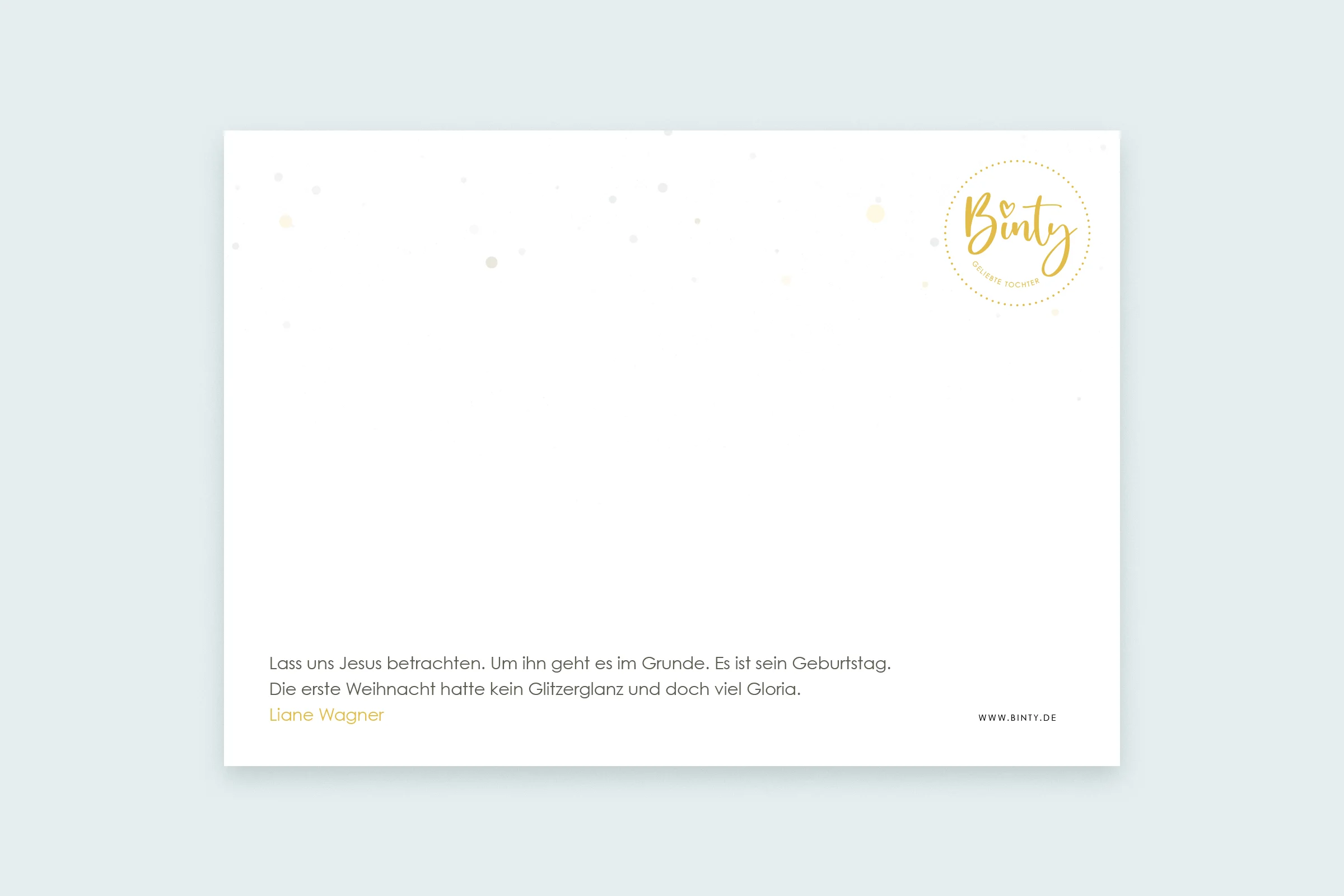 Postkarte | Himmlisch beschenkt