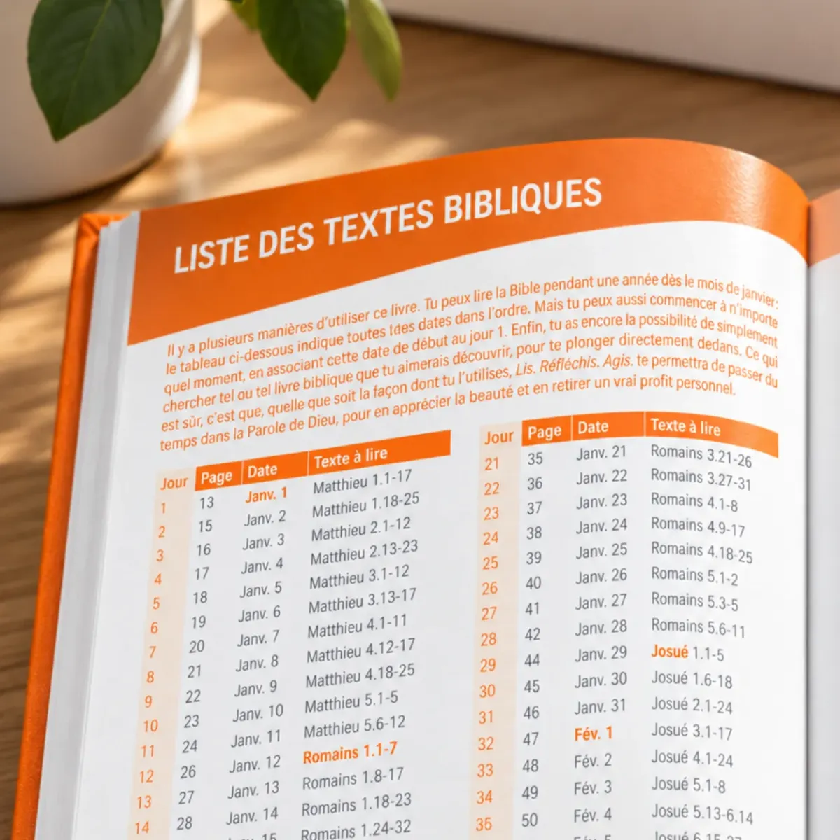 Lis. Réfléchis. Agis. - vol. 2 - 365 jours pour booster ta foi