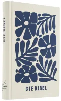 Schlachter 2000 Bibel - Taschenausgabe mit Parallelstellen, Hardcover, Naturleinen, Fadenheftung,...
