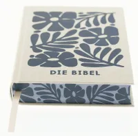 Schlachter 2000 Bibel - Taschenausgabe mit Parallelstellen, Hardcover, Naturleinen, Fadenheftung,...
