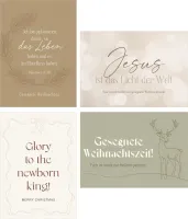 Minikarten Weihnachten Fatzer alive - 12 Kärtchen
