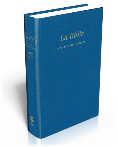 Bibel mit Referenznoten, Segond 21, französisch, blau - Hardcover, Skyvertex