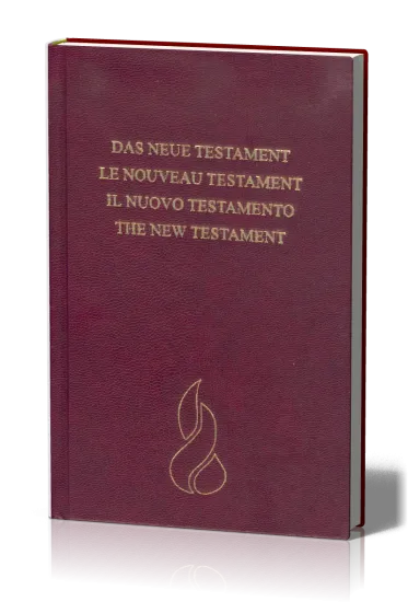 NT VIERSPRACHIG DT./FRANZ./ITAL./ENGL. - GEBUNDEN, ROT