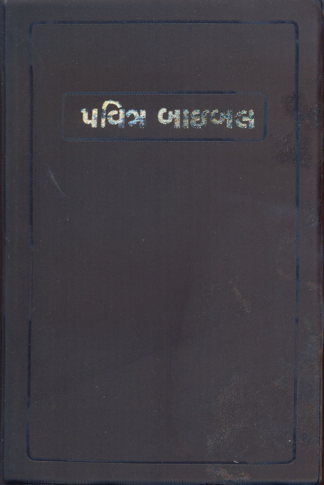 Gujaratisch, Bibel - biegsam, schwarz