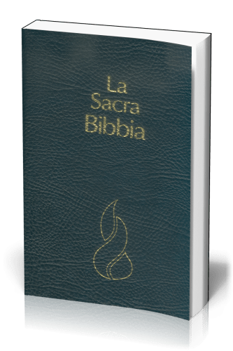 ITALIENISCH, BIBEL, NUOVA RIVEDUTA, LEDERIMITAT, SCHWARZ
