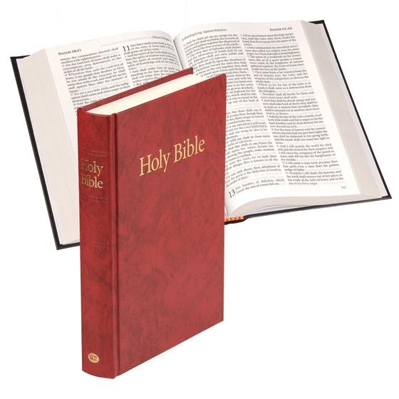Englisch, Bibel King James Version, gebunden, rot