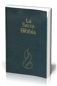 ITALIENISCH, BIBEL, NUOVA RIVEDUTA [MIT LEICHTEM TRANSPORTSCHADEN], LEDERIMITAT, SCHWARZ