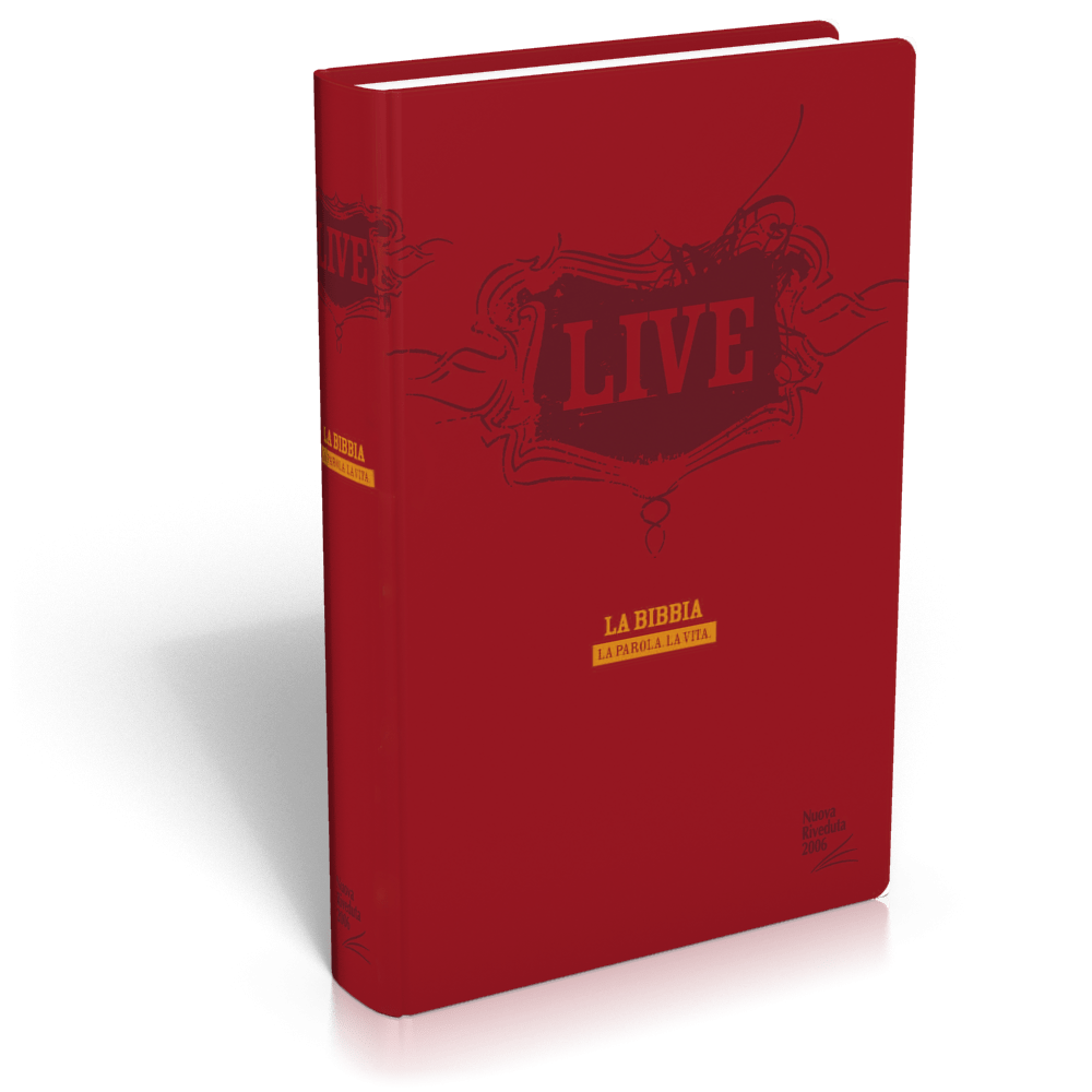 Italien, Bible Live NR 2006, souple vivella rouge [Nuova Riveduta 2006]