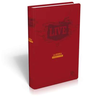 Italien, Bible Live NR 2006, souple vivella rouge [Nuova Riveduta 2006]