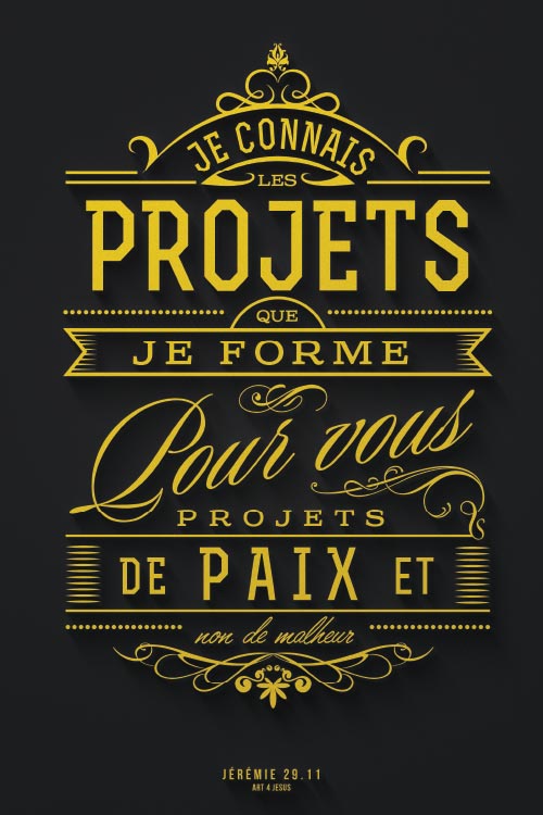 Tableau en PVC - «En effet, moi, je connais les projets…»