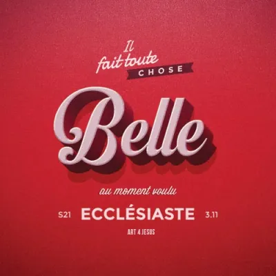 Tableau en métal - «Il fait toute chose belle…»
