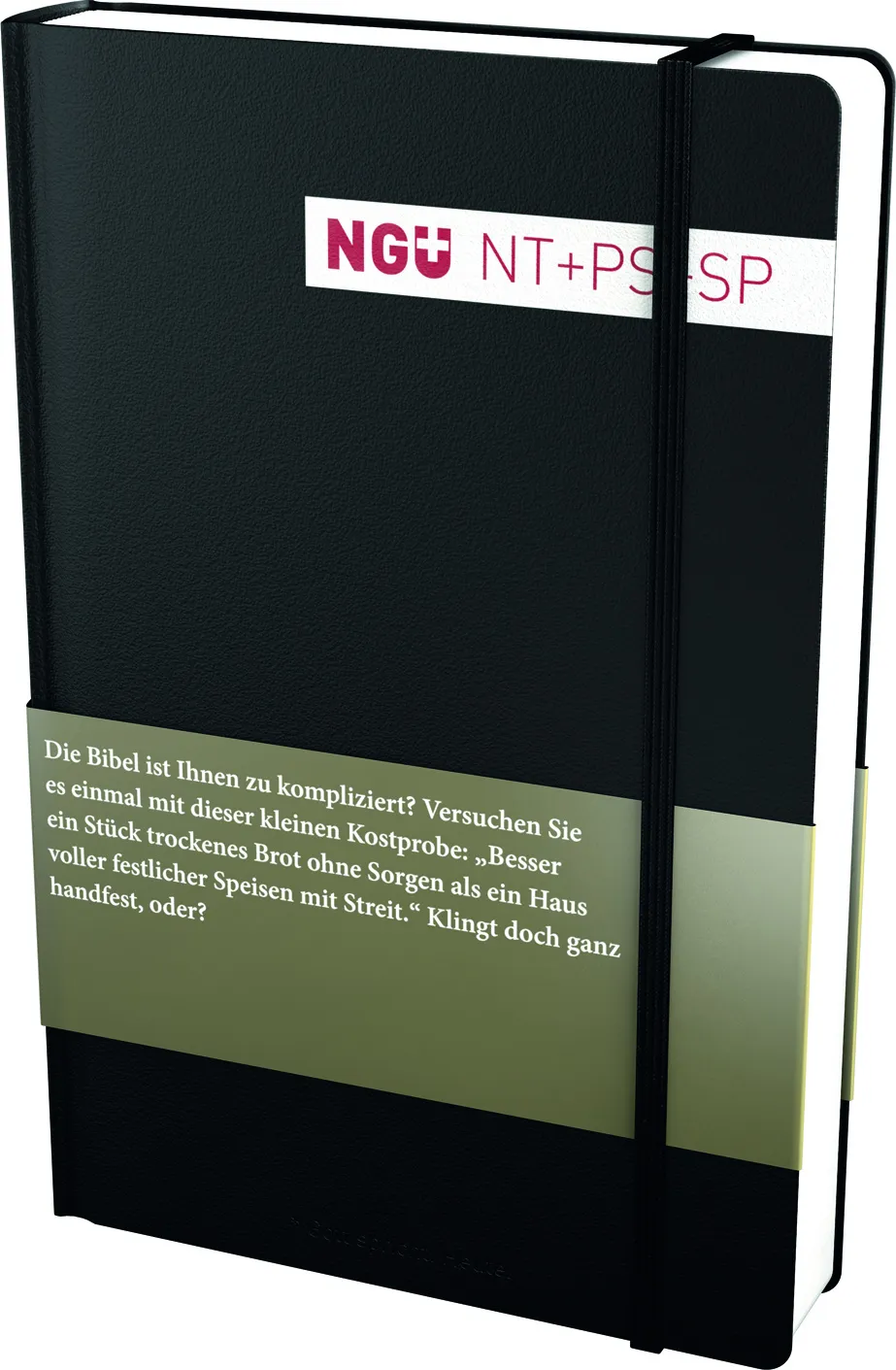 NGU Neues Testament mit Psalmen und Sprüche - Gebunden schwarz mit Gummiband