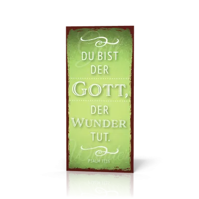 Magnet Lesezeichen Du bist der Gott…