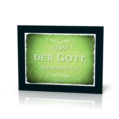 Magnet Du bist der Gott der Wunder tut
