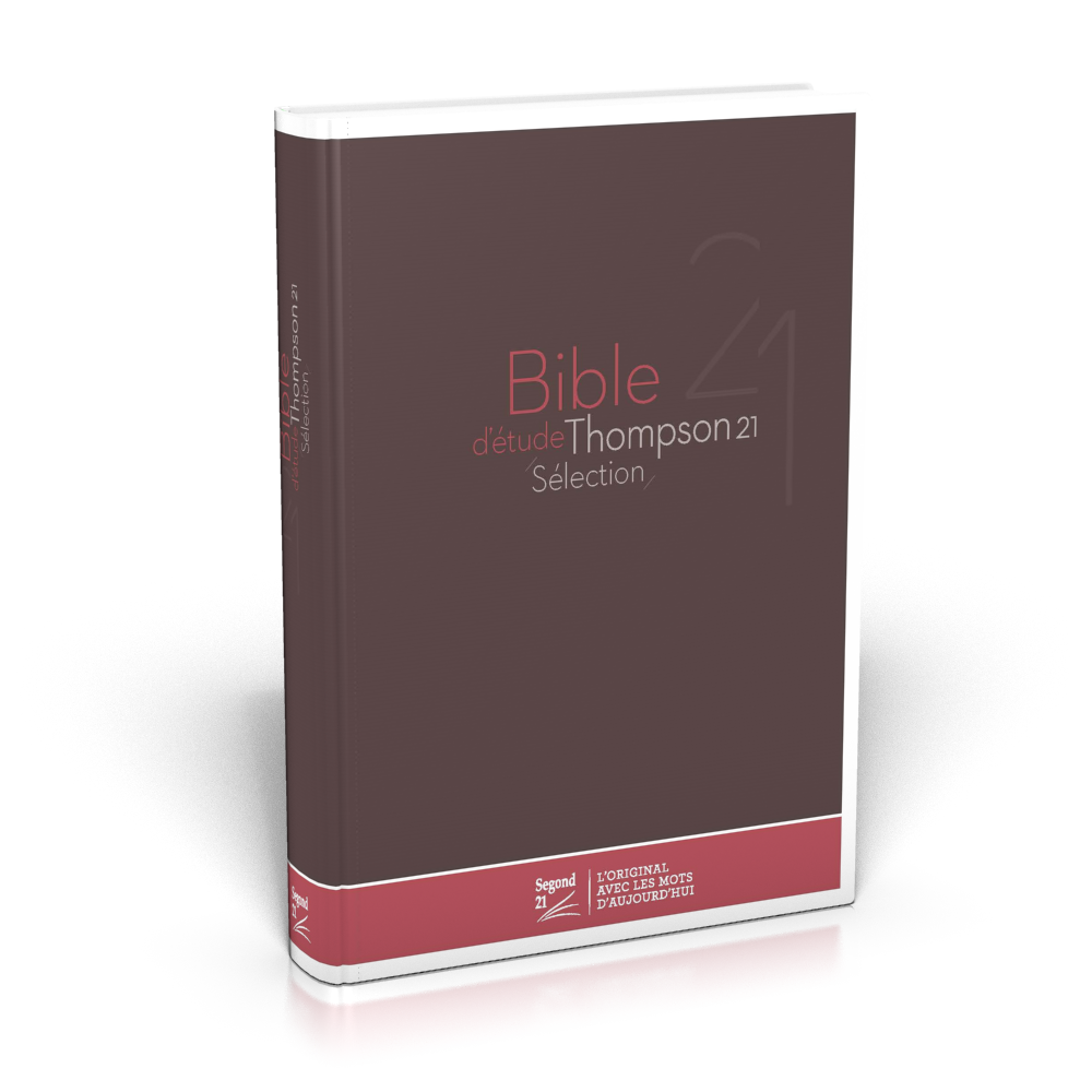 Bible d'étude Thompson 21 Sélection, marron - couverture rigide