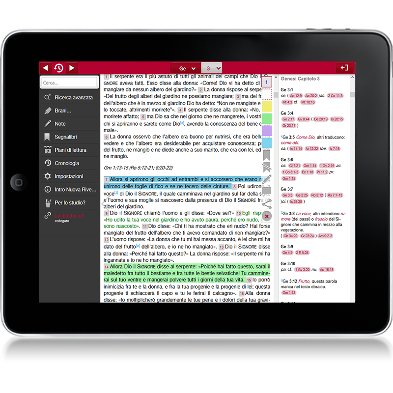 APPLICATION ITALIEN BIBLE NUOVA RIVEDUTA