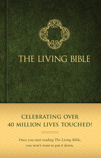 Englisch, Bibel The Living Bible, kartonniert, grün
