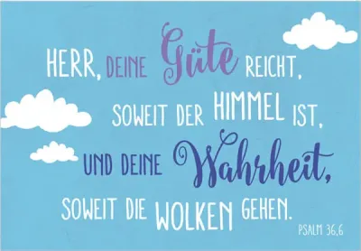 Wandschmuckschild Herr, deine Güte reicht