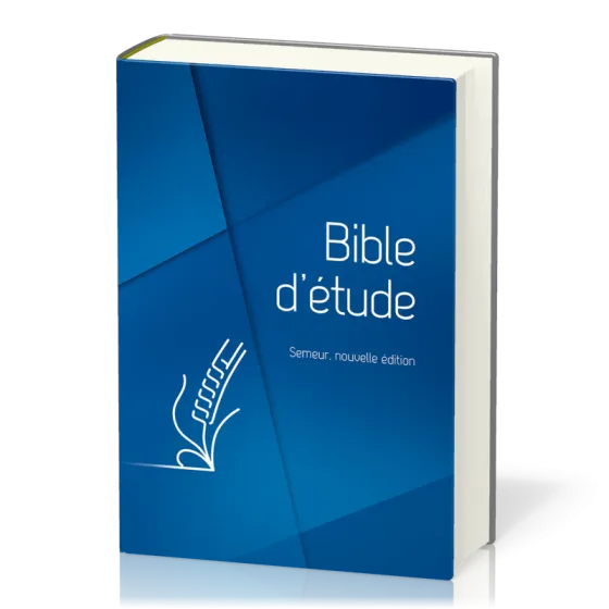 Bible d'étude Semeur 2015, bleue - couverture rigide