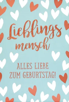 Doppelkarte Lieblingsmensch