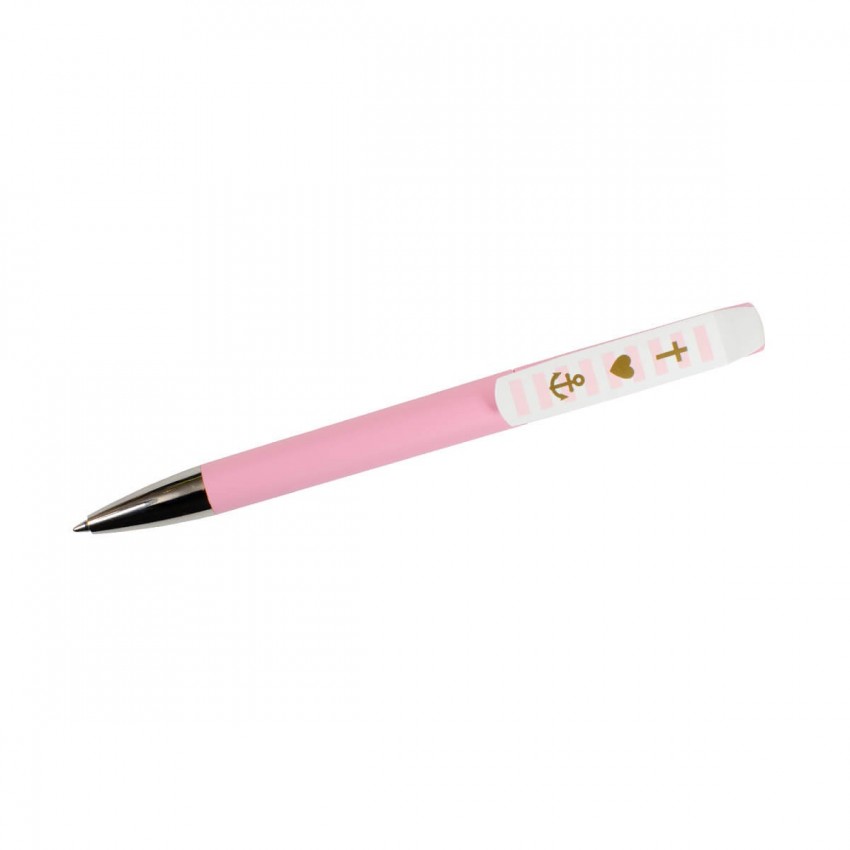 Stylo "Foi Amour Espoir" rose