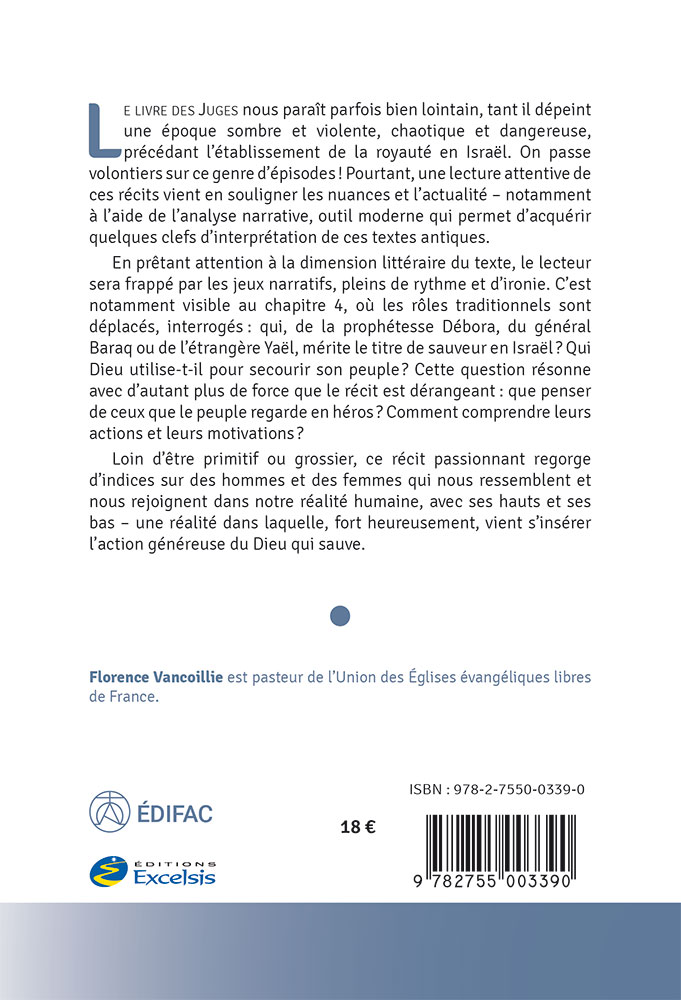 Des hommes et des femmes dans le livre des Juges - Qui est le sauveur d’Israël en Juges 4.1-24 ?