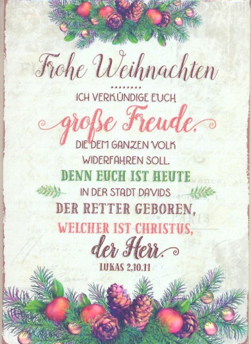 Postkarten 12 Stk.: Weihn. - Ich verkündige