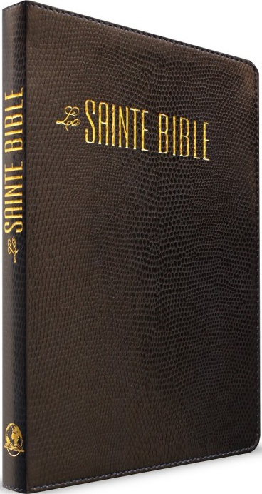 Bible Segond 1880 révisée, compacte, lezard noir - Esaïe 55, couverture souple, skyvertex,...