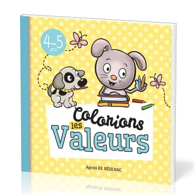 Colorions les valeurs - âge: 4-5 ans