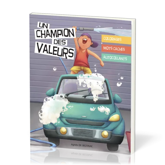 Un champion des valeurs - Coloriages et mots cachés