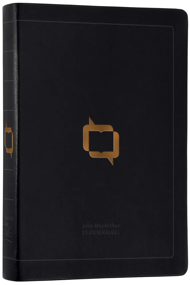 MacArthur Studienbibel Schlachter 2000 - Kalbsleder-Ausgabe (flexibler Einband), schwarz, edler...