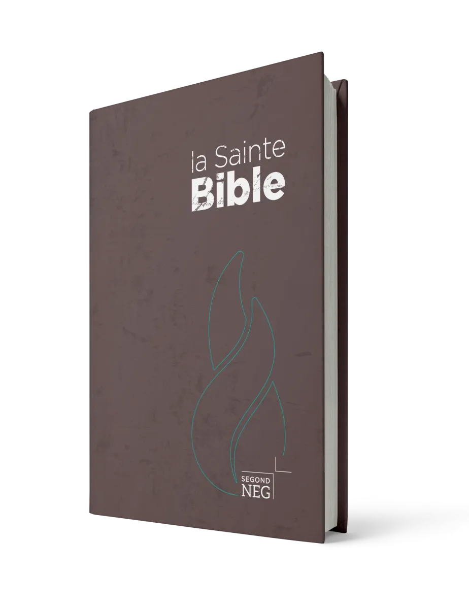 Segond NEG-Bibel, kompakt. Französisch - Hartcover Braun-Schokolade