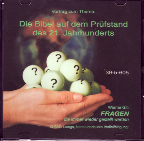 BIBEL AUF DEM PRUEFSTAND DES 21. JAHRHUNDERTS CD