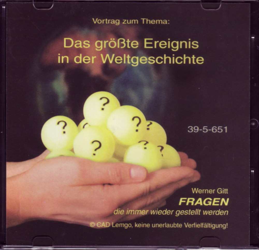 GRÖSSTE EREIGNIS IN DER WELTGESCHICHTE CD